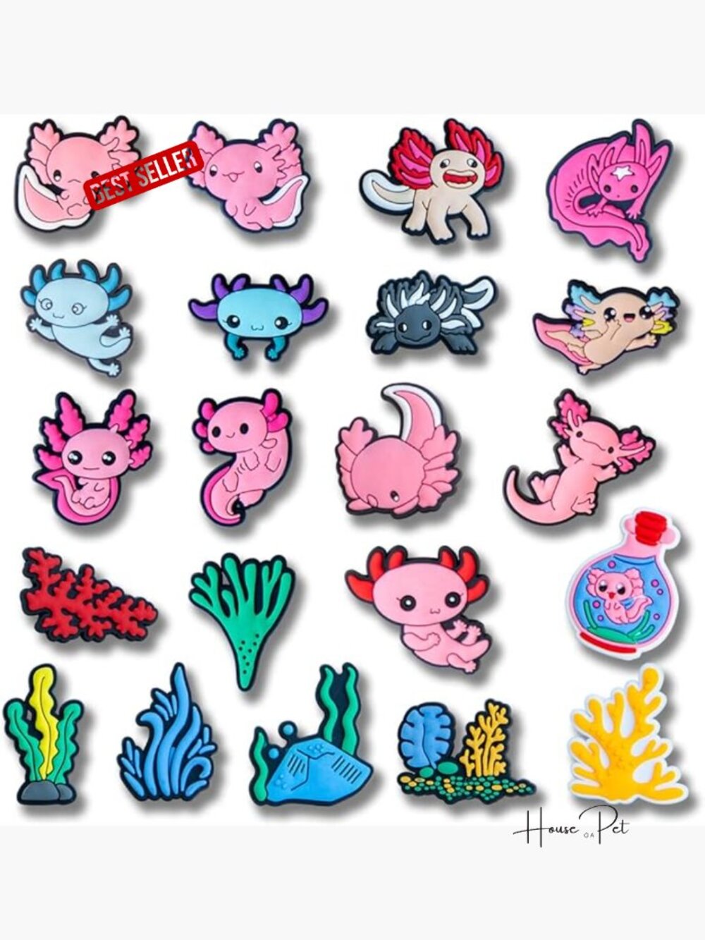 21 Pcs PVC Shoe Charms Decoration Party Gifts Accessories